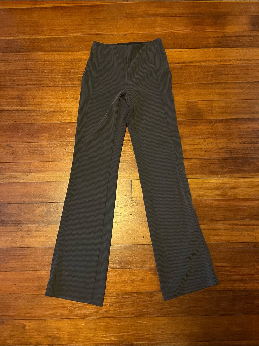 Lululemon Softstreme Ribbed Flare Pants Espresso Brown